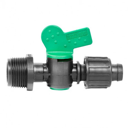 Csepegtető szalag indító idom csappal 17x3/4"KM