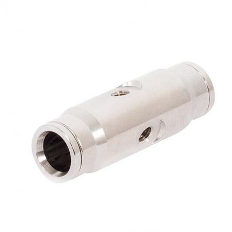 Nagynyomású T-idom 2 köd fúvókához 3/8”x10/24x3/8” cső-BM-cső 70bár