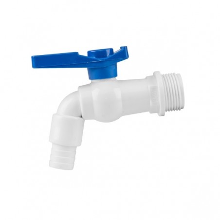 Műanyag Kifolyó Csap 3/4" KM - 19mm Tömlővég