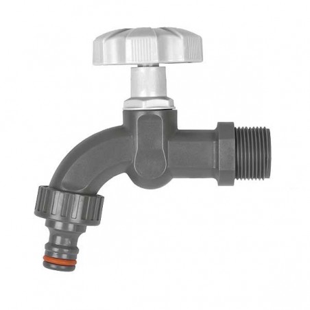 Műanyag Kerti Csap 3/4" KM - Gyorscsatlakozóval