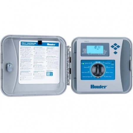 Hunter P2C 4-23 Zónáig Bővíthető Kültéri Öntözésvezérlő