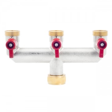 Réz 3 Utas Kerti Csap...